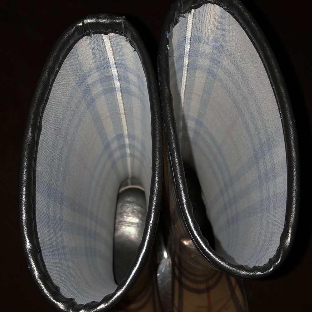 Burberry logo print rain boots - Picture 3 of 6